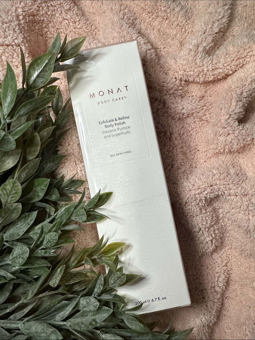 new, MONAT Exfoliate & Refine Body Polish - exfoliate